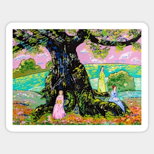 Fairy Tales Under The Old Oak Sticker